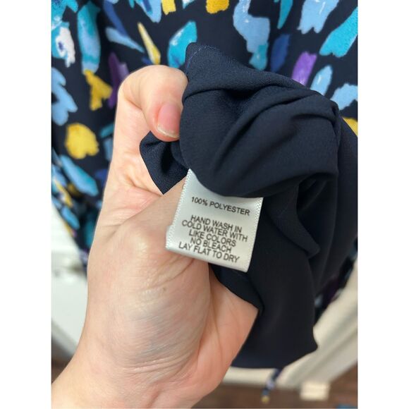 Gibson Nordstroms Multicolor Abstract Sleeveless Dress, Sz Small - Picture 5 of 10